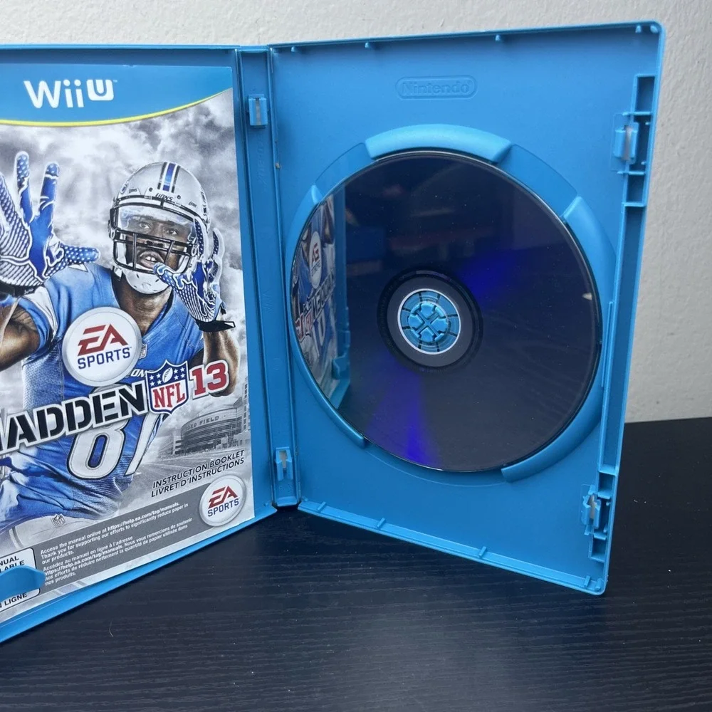 Madden NFL 13 Nintendo‎ Wii U 2012 Complete CIB Tested Working Football Game